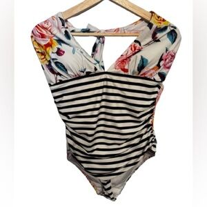 Cupshe Multicolor Floral Swimsuit